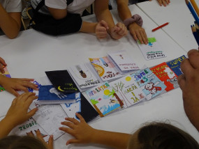 Projekty: Ilustratorka Elżbieta Wasiuczyńska gościem jasielskiej biblioteki